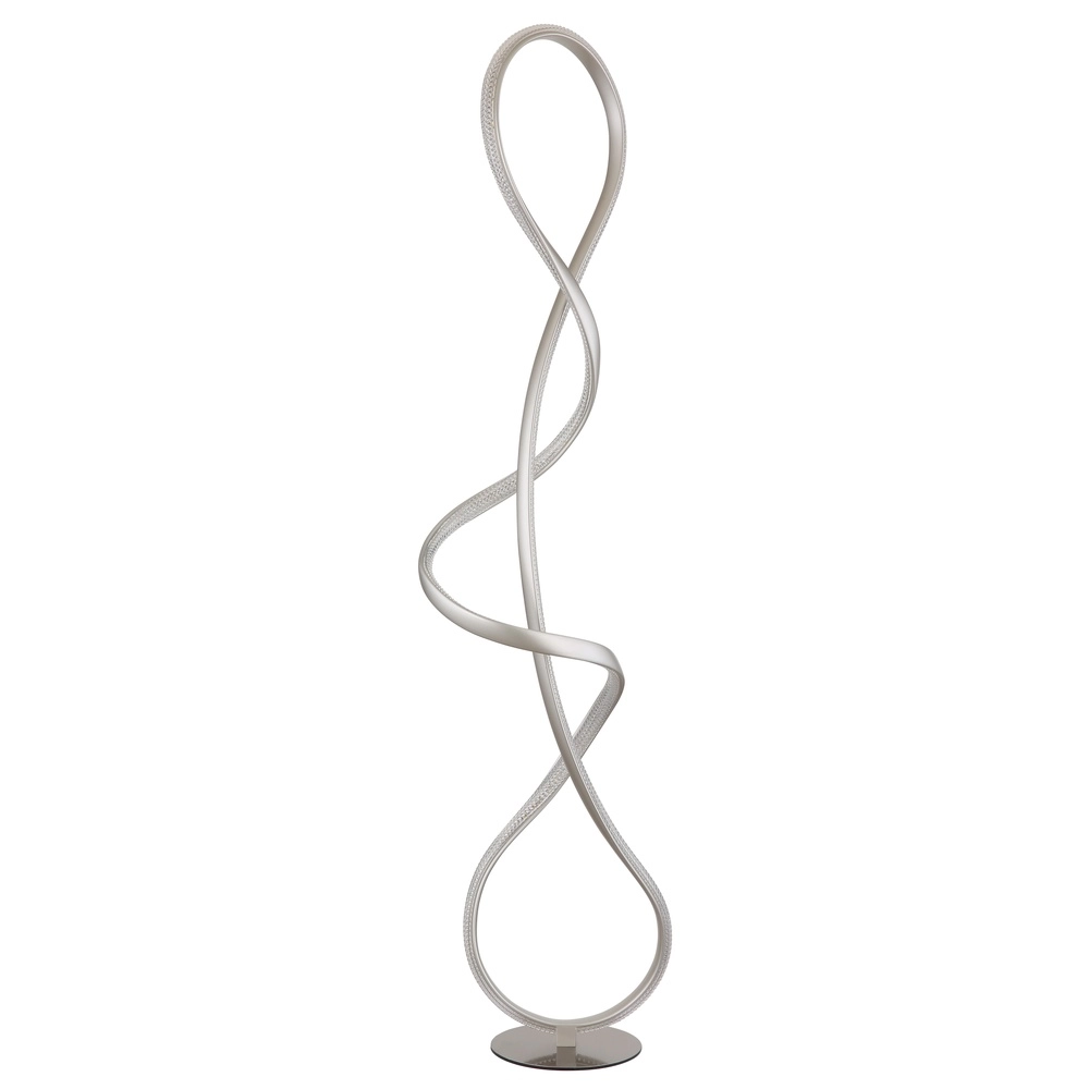 Nikkel vloerlamp Swirl modern Globo 9007371509331