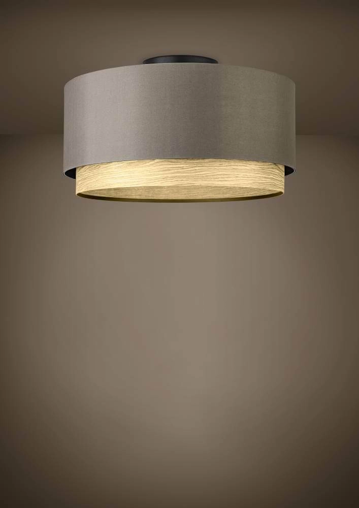 Plafondlamp Marchena cappucino met hout - Ø 48cm Stars of Light 9008606240050