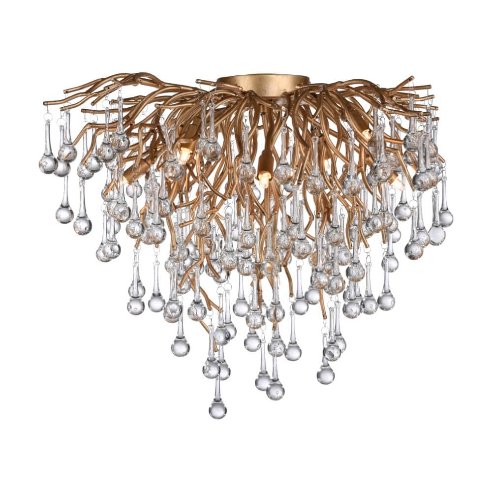 Kroonluchter Icicle messing 50cm Paul Neuhaus 4012248352083