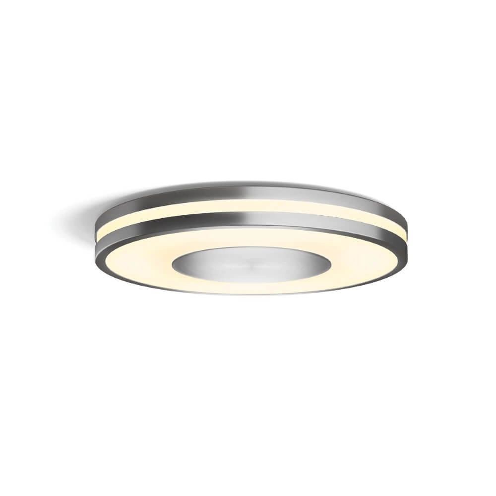 Plafondlamp Hue Being - White Ambiance Ø 34,8cm RVS Philips 8719514341111