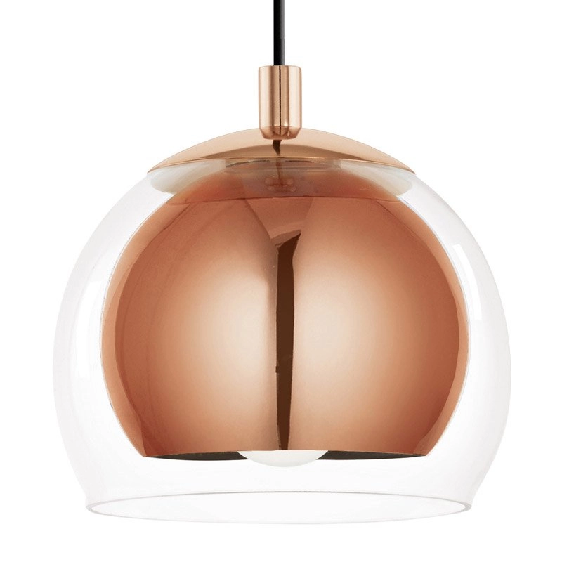Hanglamp Rocamar pendel koperbruin