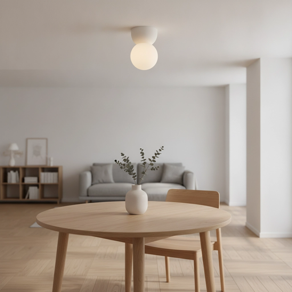 Plafondlamp Zero wit