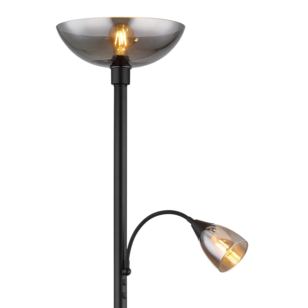 Vloerlamp Blade zwart Globo 9007371451951