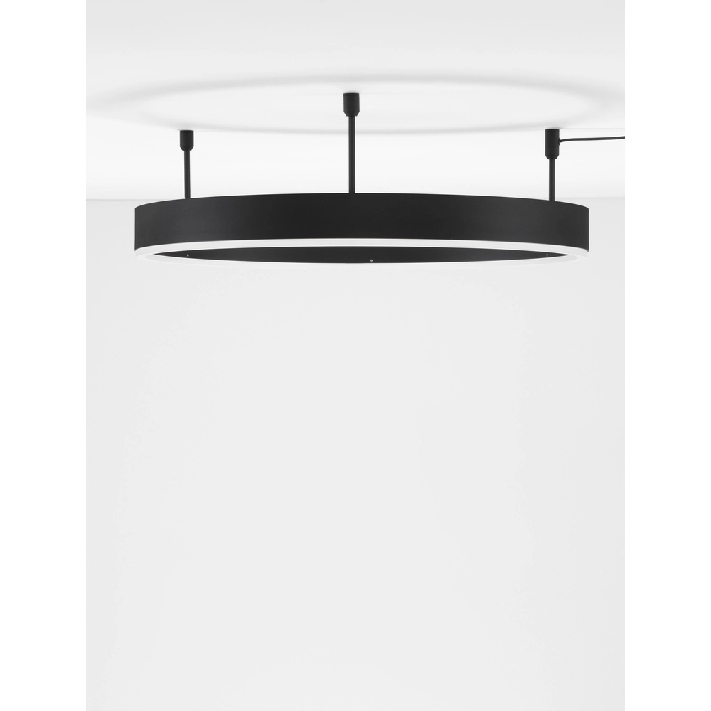 Plafondlamp Motif zwart Ø 60cm