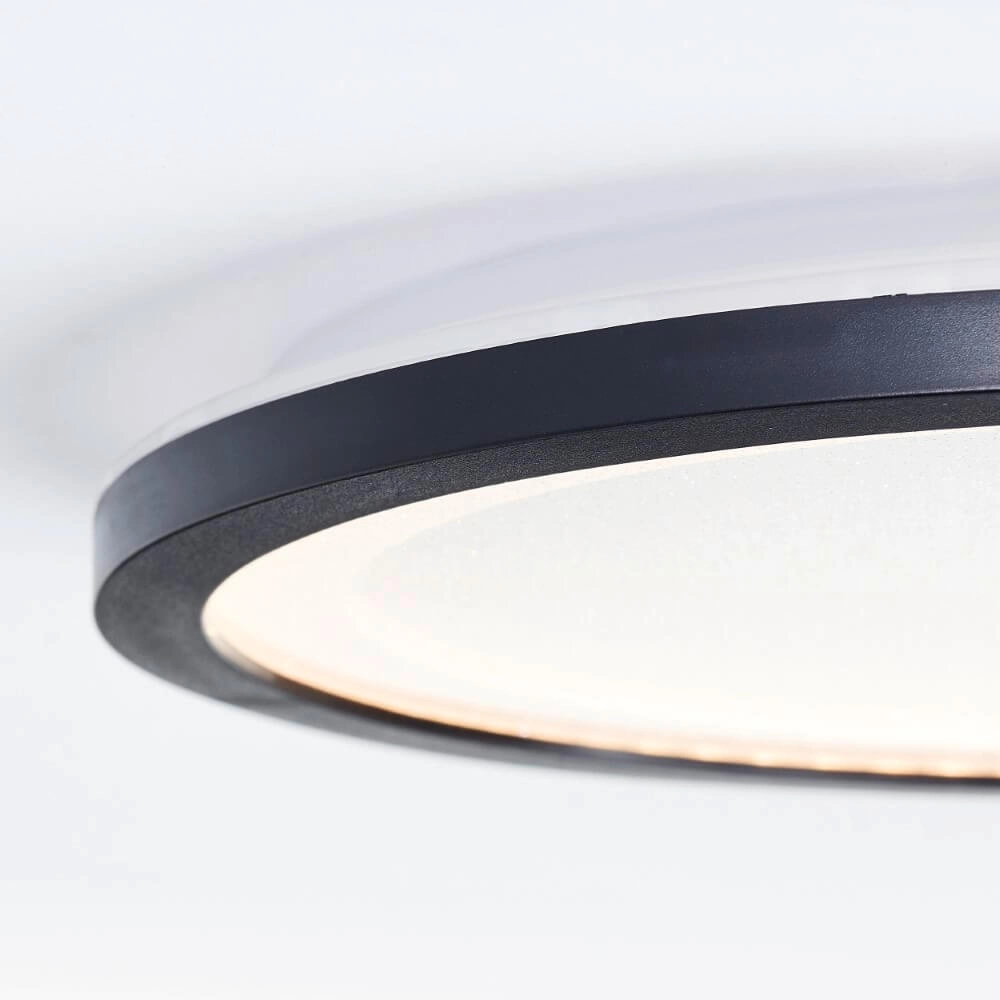 Plafondlamp Mosako 3000K zwart S Brilliant 4004353426421