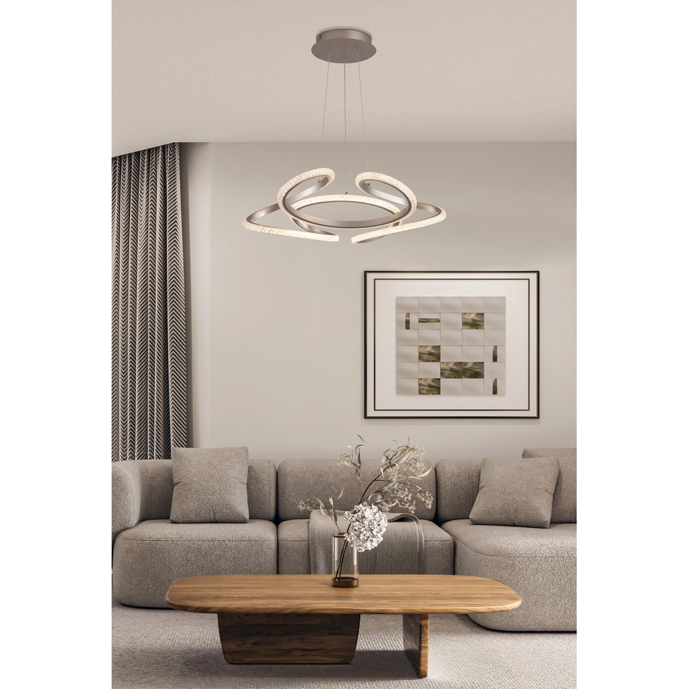 Hanglamp Doodle goud Searchlight 5053423302300
