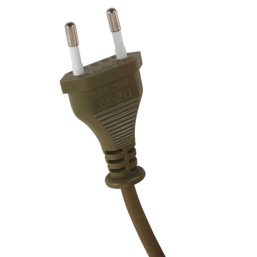 Vloerlamp Bella brons met strokleurige kap Steinhauer 8712746174441