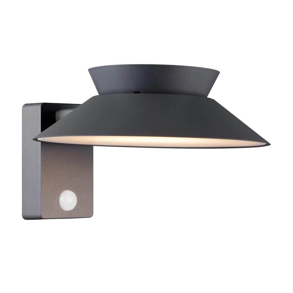 Solar wandlamp Justina antraciet