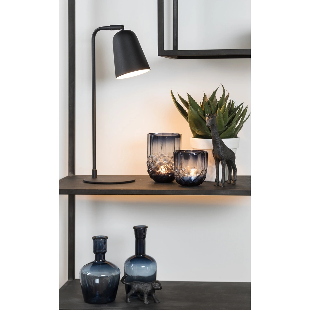 Zwarte bureaulamp Salomo Light & Living 8717807190491