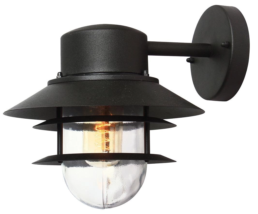 Buitenlamp Helsinger Down zwart