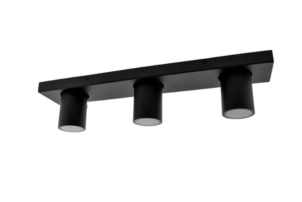 Badkamer opbouwspot Seller - IP44 zwart Lyora 5053423187747