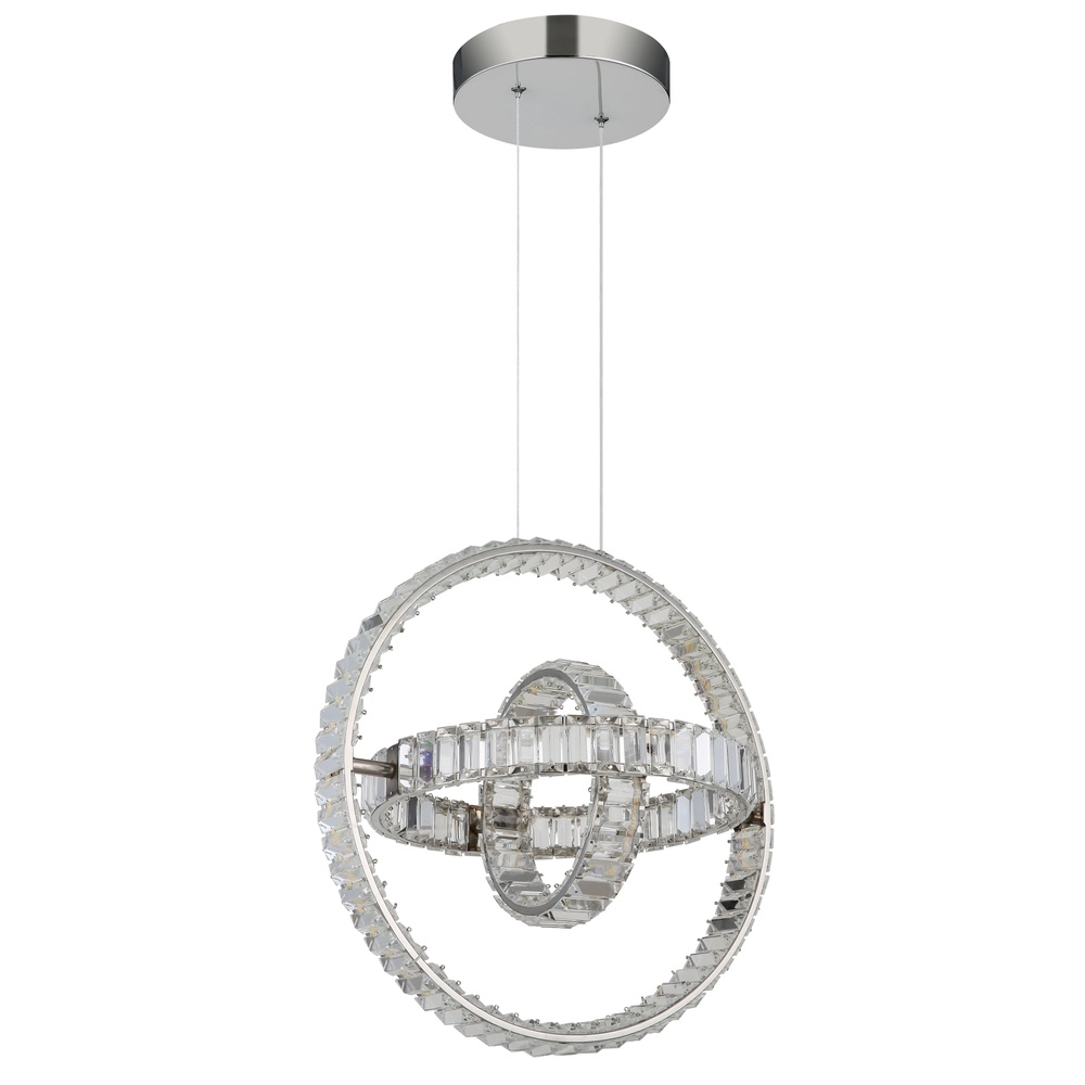 Unieke hanglamp Neil chroom Globo 9007371516414