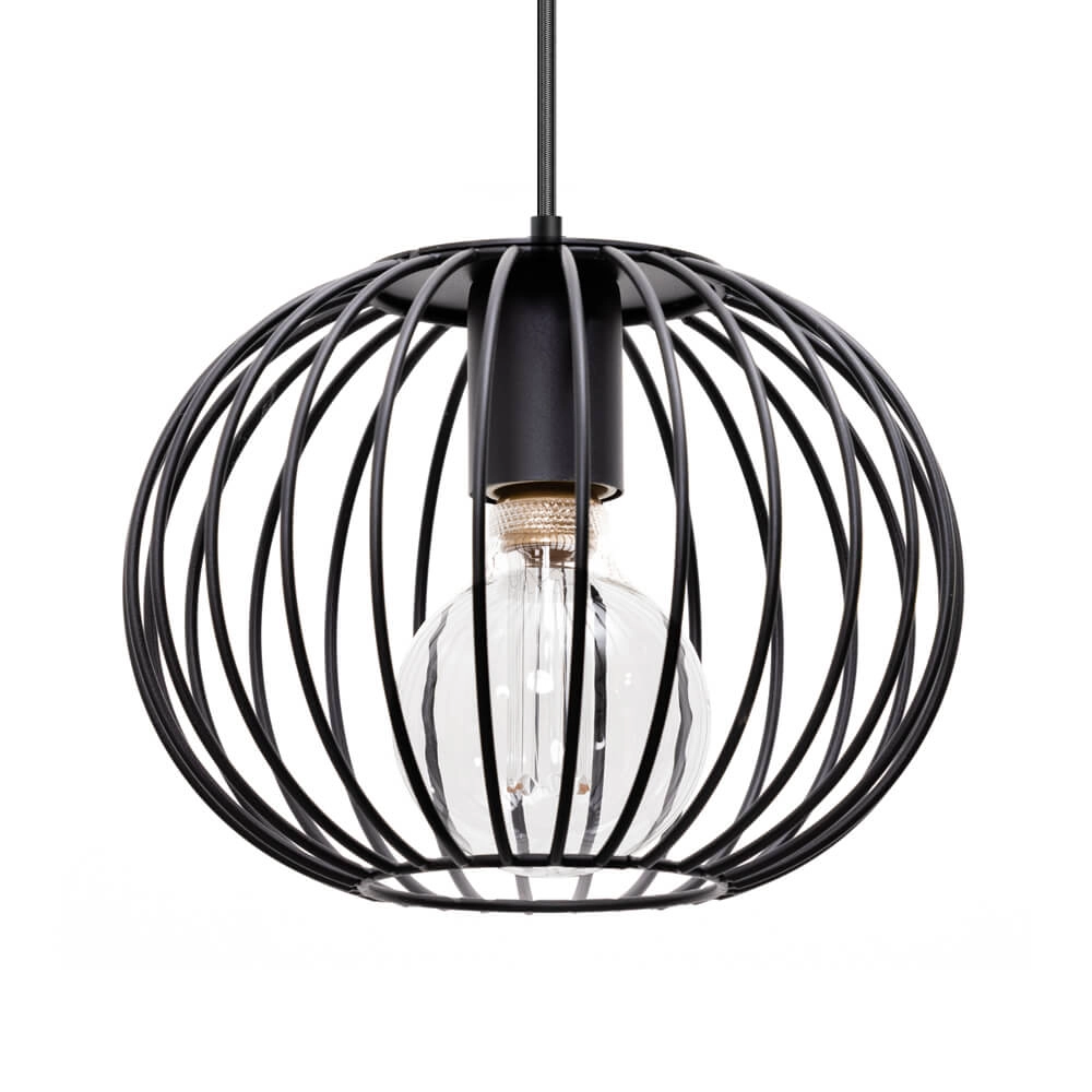 Draad hanglamp Wire 2 4-lichts zwart ETH 8720195301998