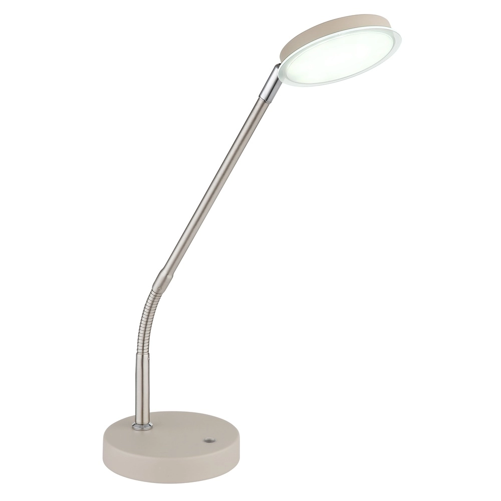 Bureaulamp Silvio zand bruin Globo 9007371593033