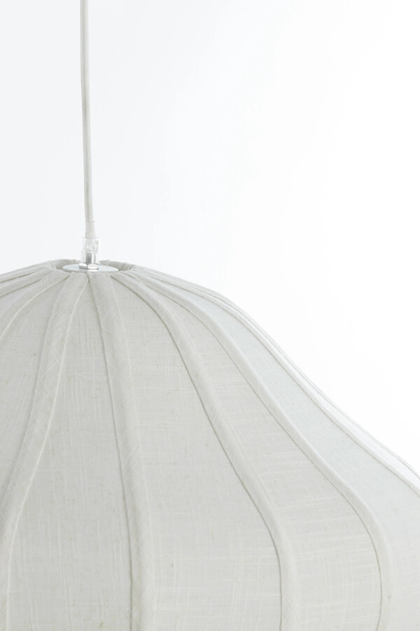 Witte hanglamp Sukau Ø 50cm Light & Living 8717807763749