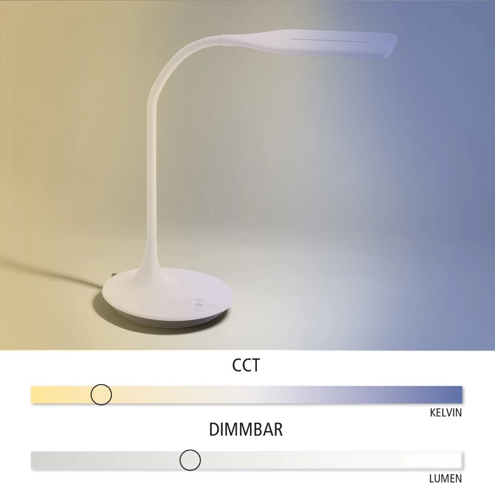 Flexibel bureaulampje Rafael Just Light 4043689954192