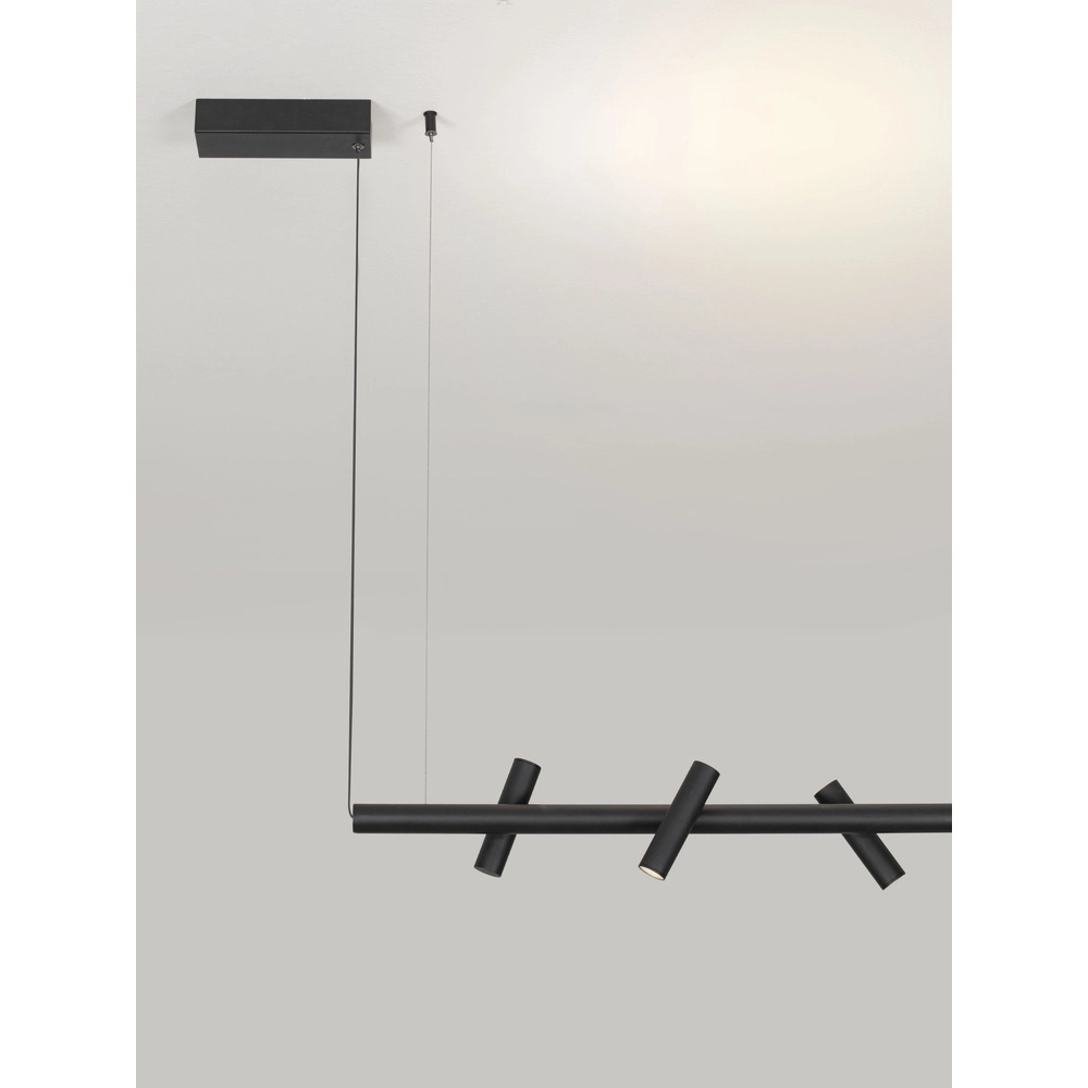 Eetkamer hanglamp Avelo zwart Lyora 5212063501577