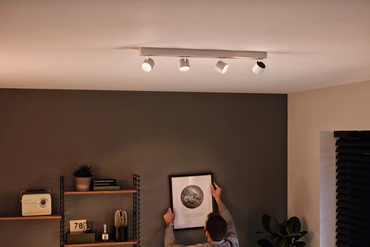 spot Star 4-lichts wit Philips 8718696154656