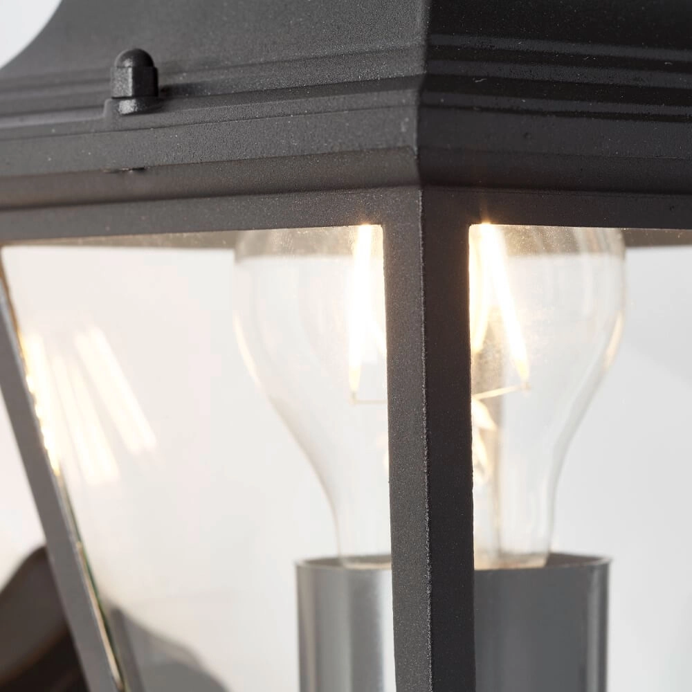 Zwarte wandlamp Nissie up Brilliant 4004353356506