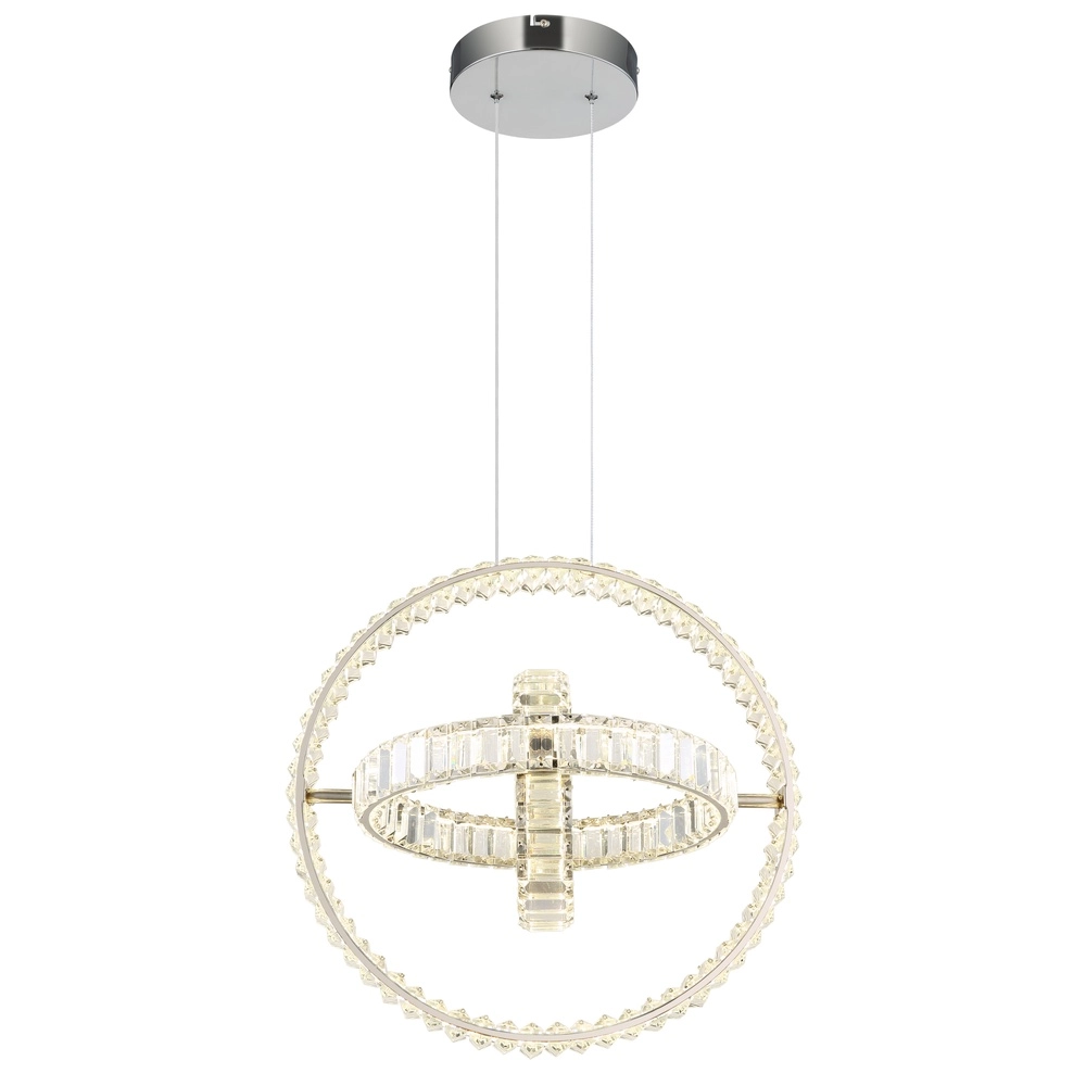 Unieke hanglamp Neil chroom Globo 9007371516414