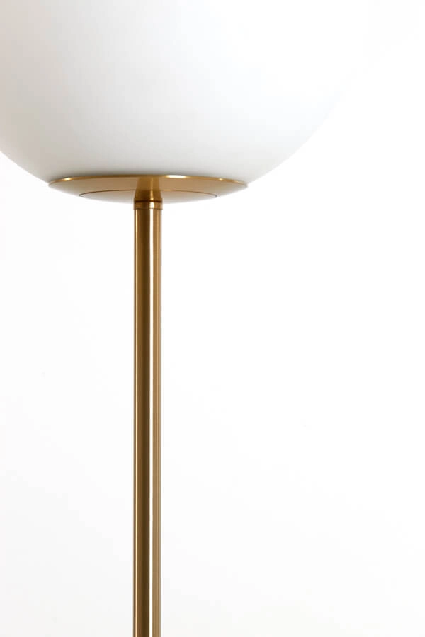Unieke vloerlamp Medina wit met goud Light & Living 8717807650889