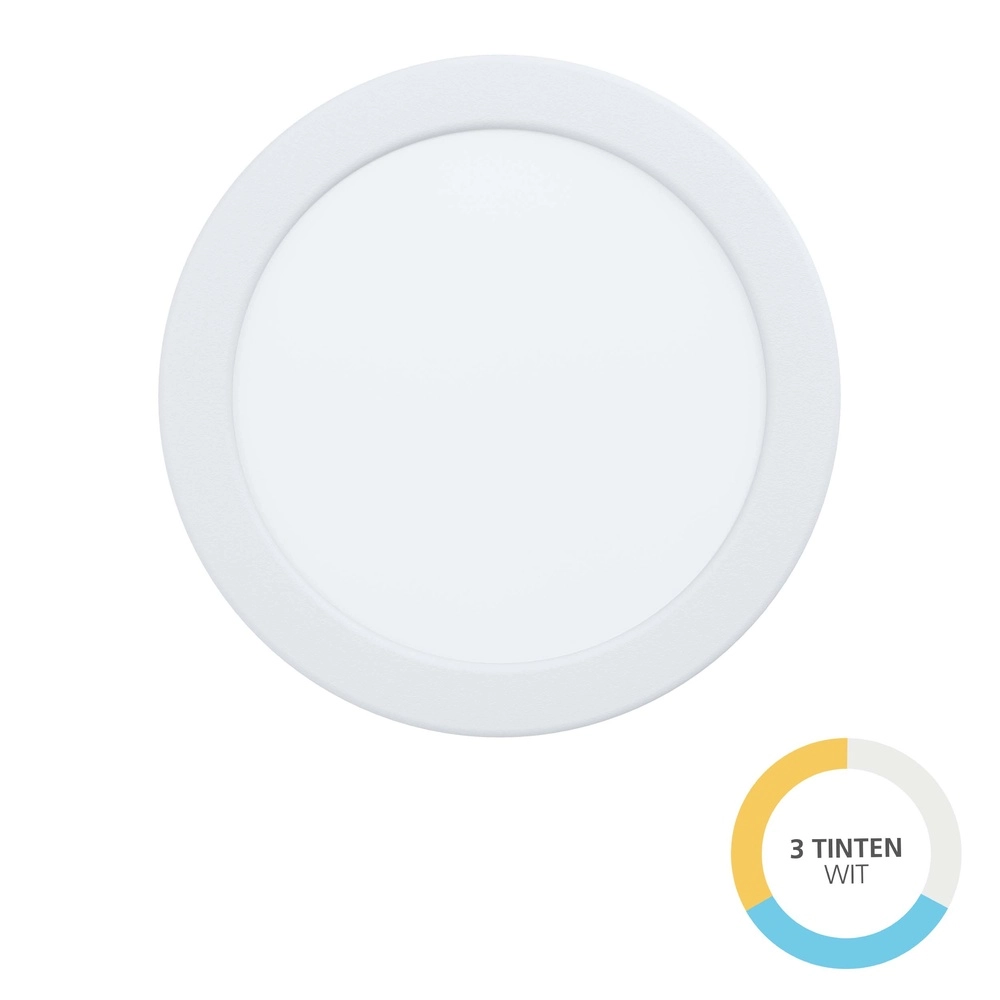 Inbouw lamp Fueva 6 rond - wit - Ø 16,8cm