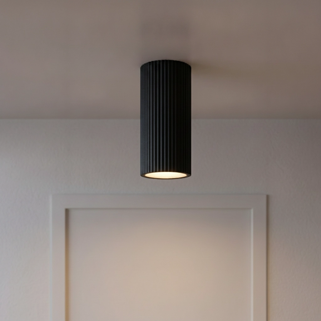 Plafondspot Comet zwart