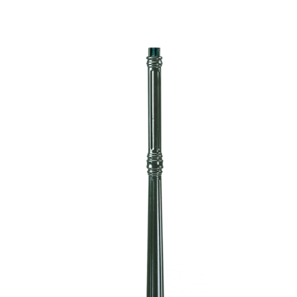 Nostalgic mast Kreta E85A verlengd - zwart KS verlichting 8714732590945