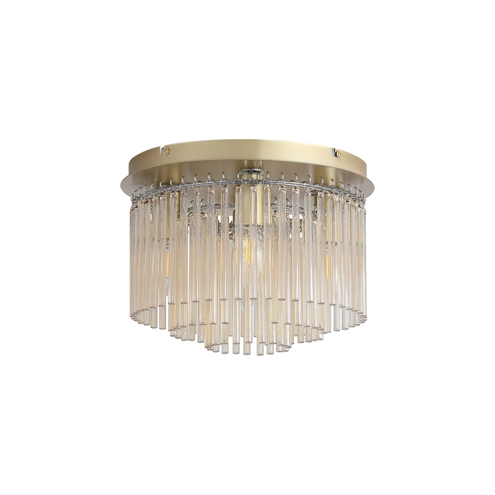 Plafondlamp Swizzle goud Searchlight 5053423302560