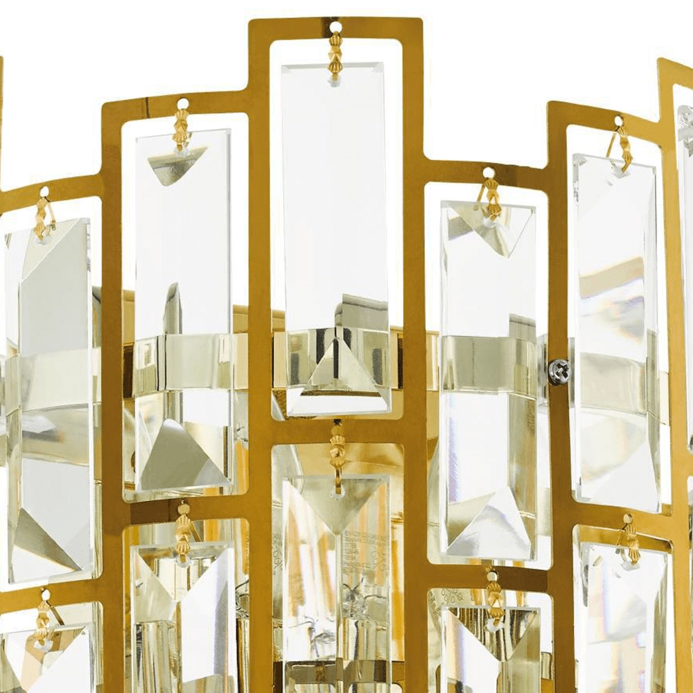 Kroonluchter wandlamp chroom Calmeilles goud Stars of Light 9002759396152