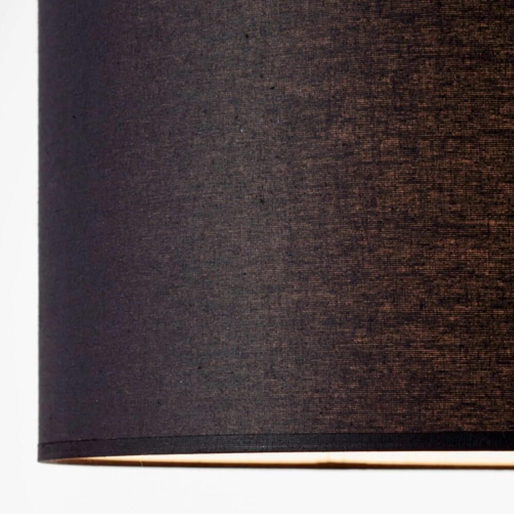 Stoffen hanglamp Esher Ø 38cm zwart Brilliant 4004353405501