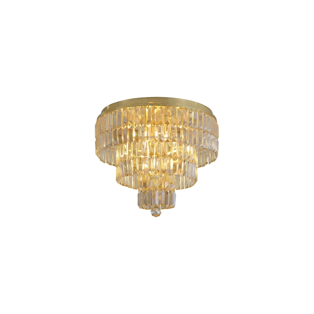 Plafondlamp Empire goud IP44