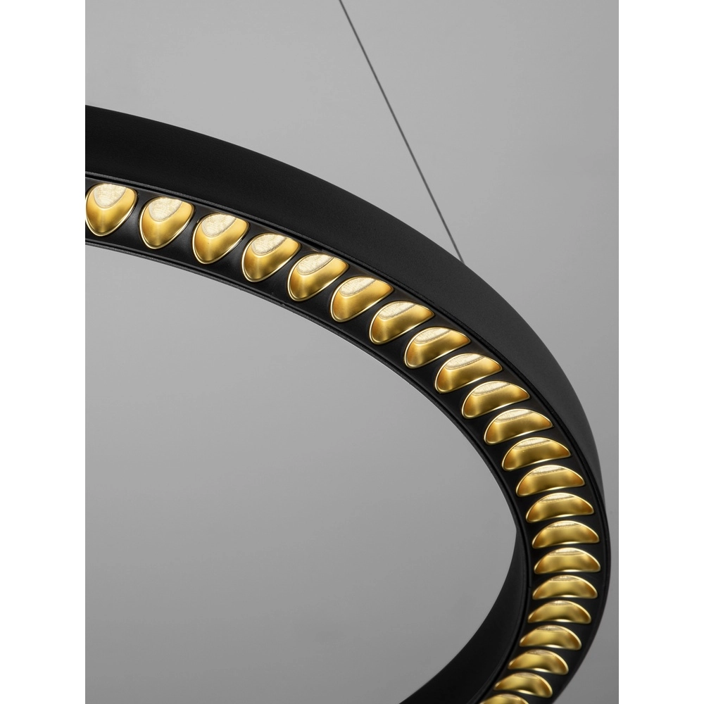 Ronde hanglamp Deos zwart Lyora 5212017463722