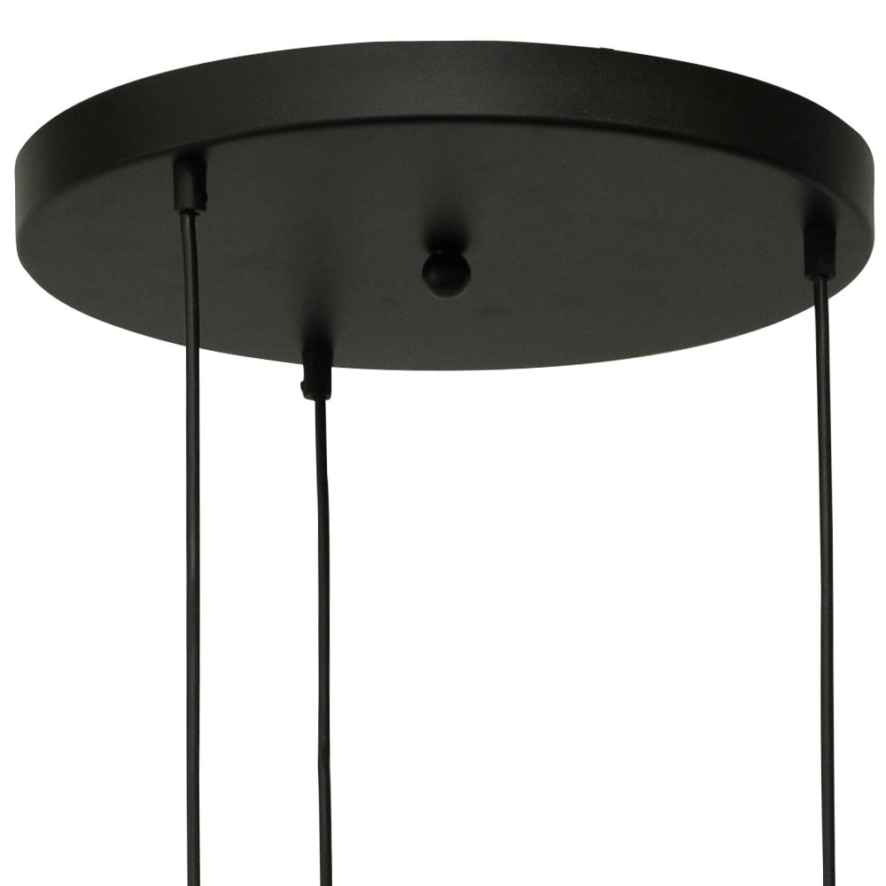 Zwarte hanglamp met goud Bounty 4-lichts curiosa Masterlight 8718121248271