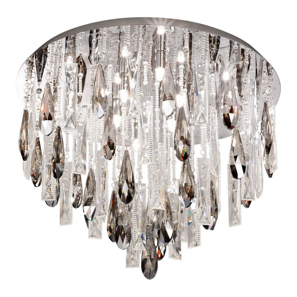 Plafondlamp Calaonda met kristal