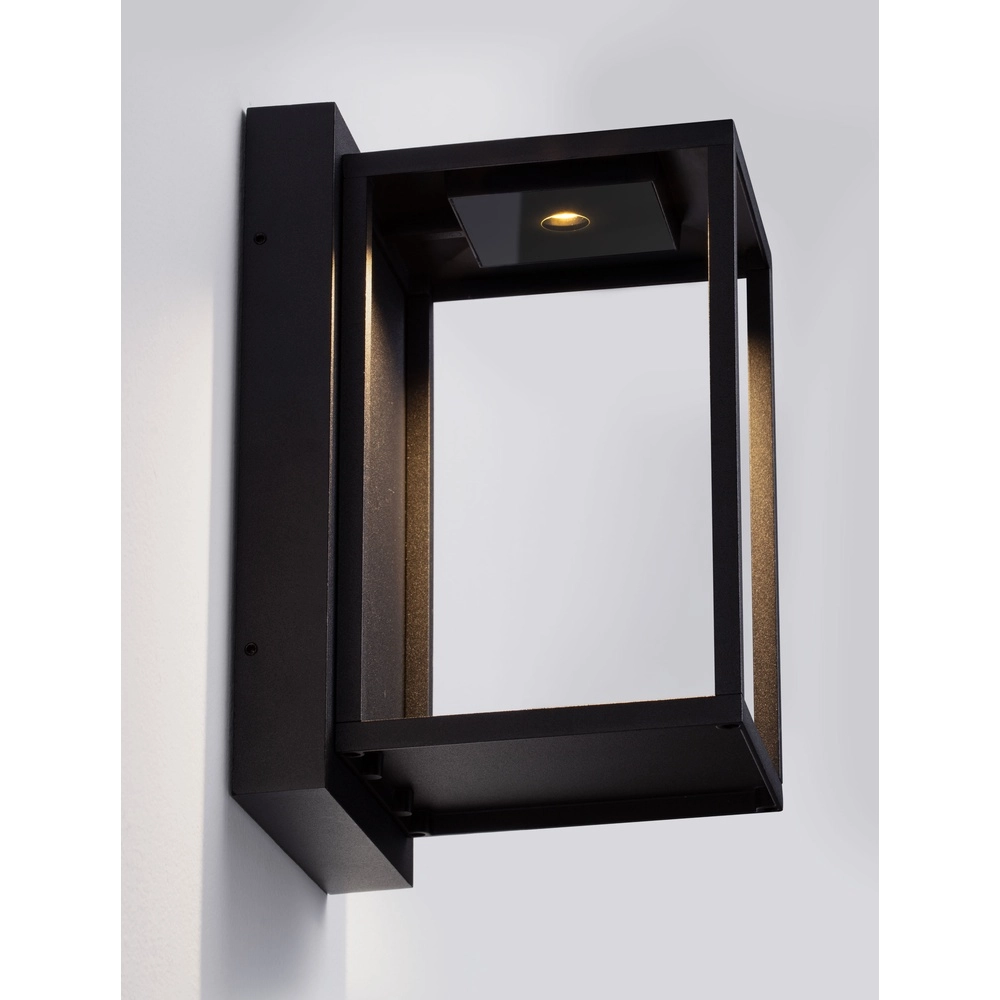 Zwarte wandlamp Prive 25cm Lyora 5212017453150