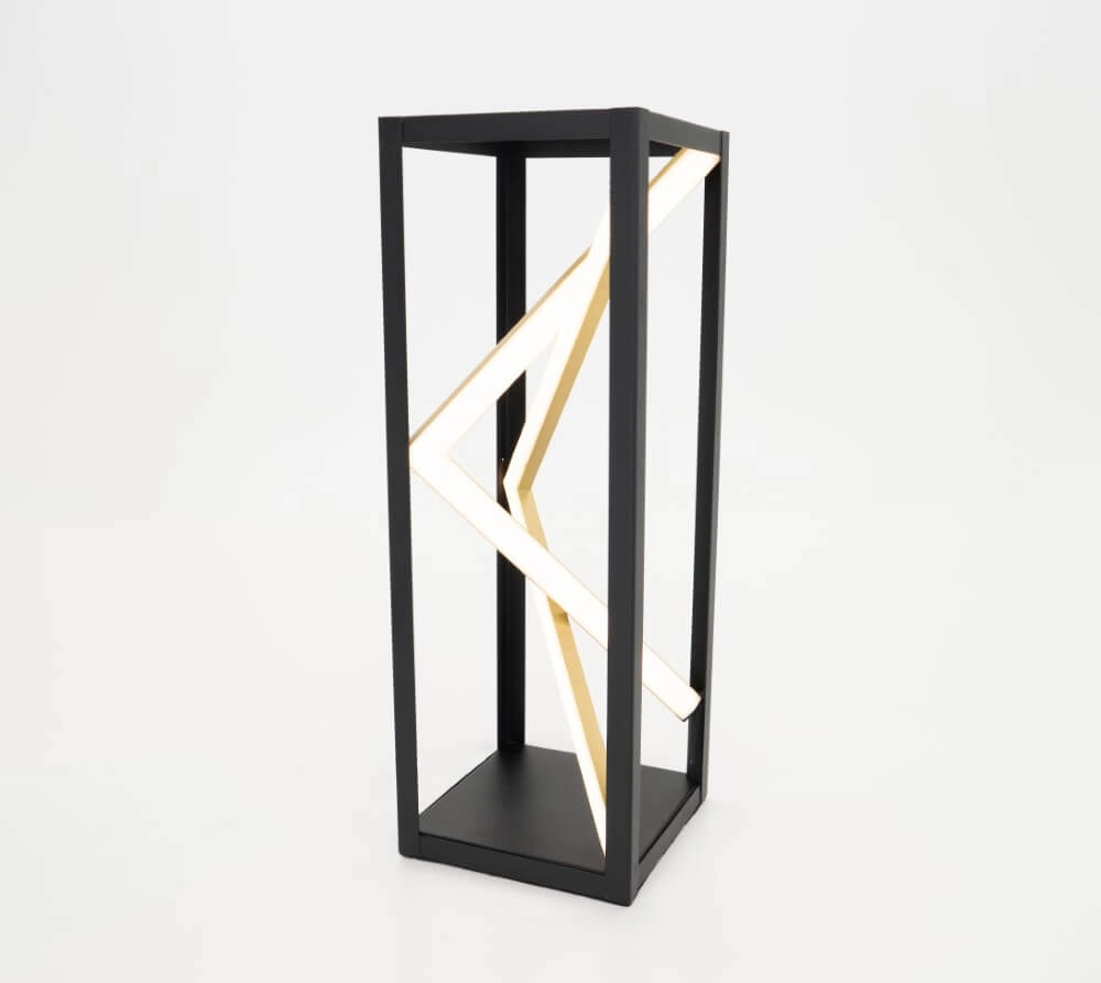 Design tafellamp Penela zwart met goud Stars of Light 9008606313761