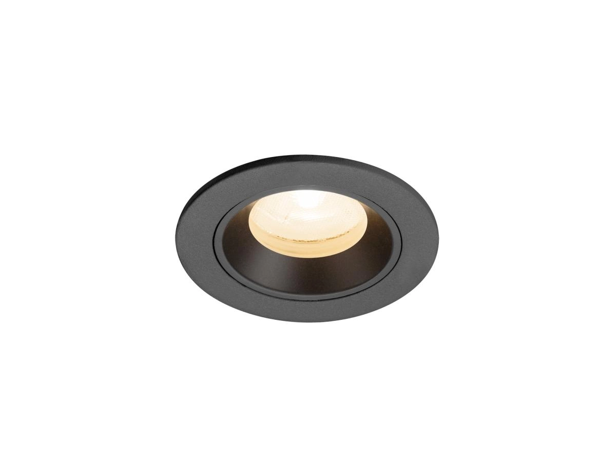 Inbouwspot Numinos XS zwart 2700K - 20gr