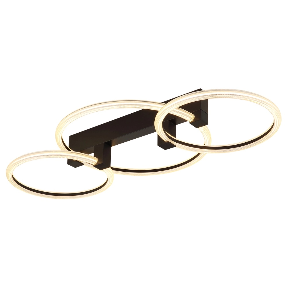 Plafondlamp Fletcher design zwart
