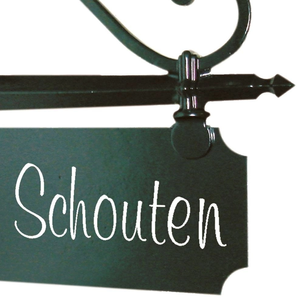 Nameplate Signboard B zwart KS verlichting 8714732562041