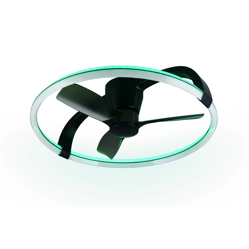 Smarthome ventilator Stockholm zwart Ø 73,5 Tuya Trio 4017807693133