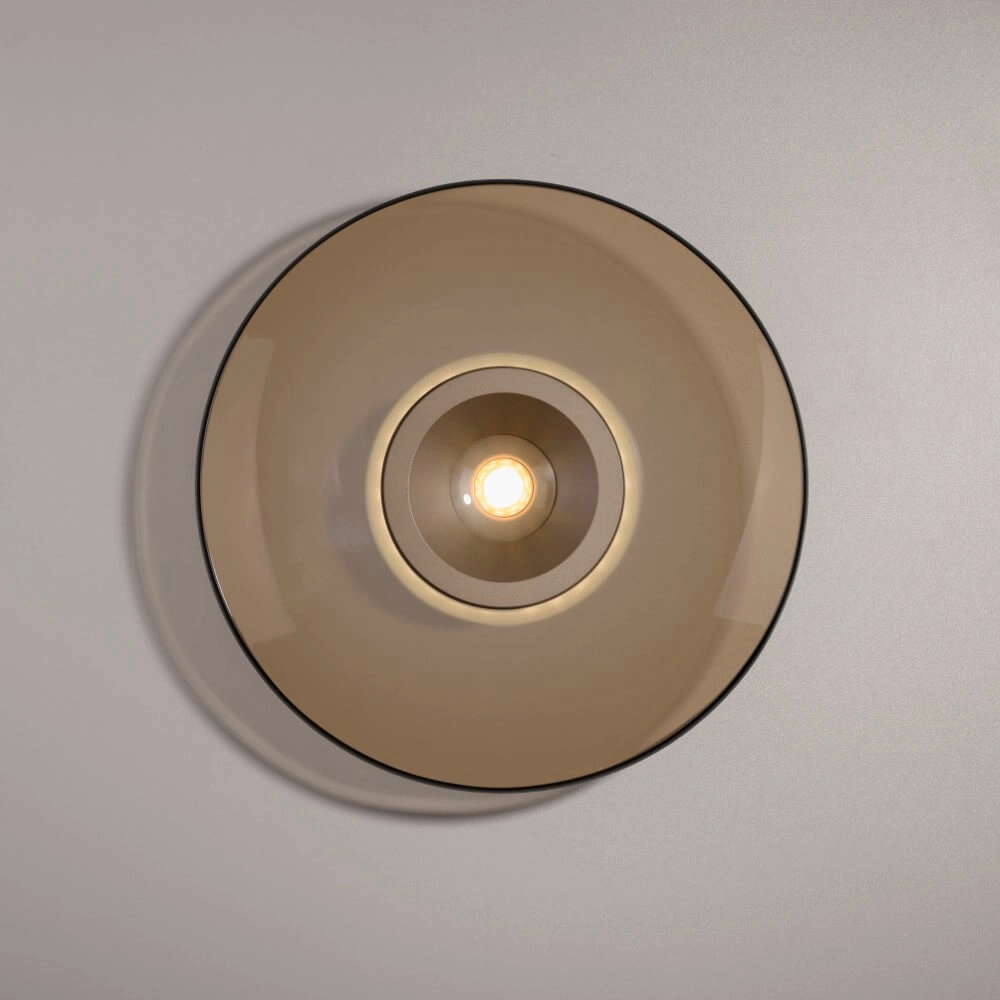 Designer ceiling lamp Pure Moon bronze Ø 32cm Paul Neuhaus 4012248382738