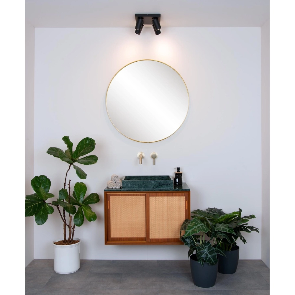 Plafondspot Taylor IP44 4-lichts zwart Lucide 5411212092670
