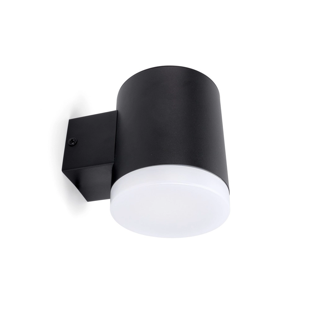 Wandlamp op zonne energie True zwart