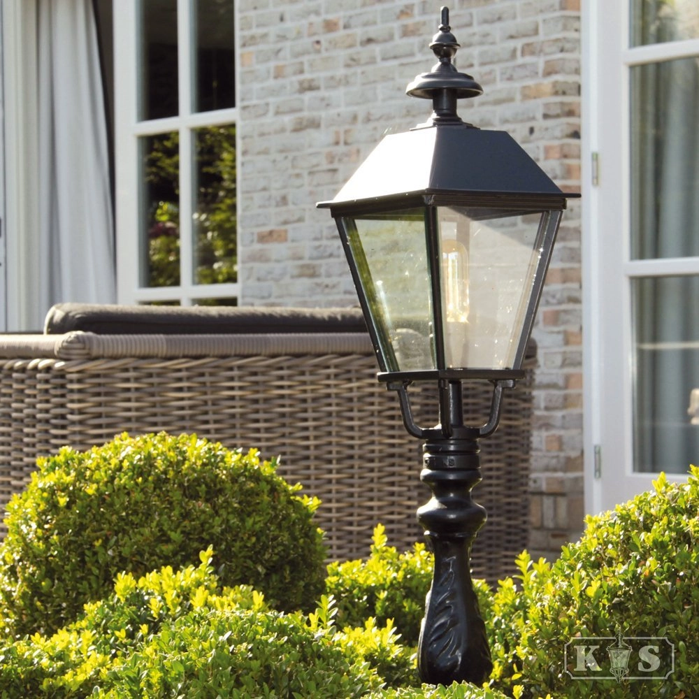 Staande tuinlamp Bradford lantaarn - zwart KS verlichting 8714732505543
