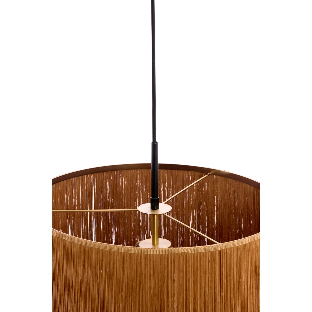 Touwtjes hanglamp Malaika Ø 45cm - bruin Light & Living 8717807810481