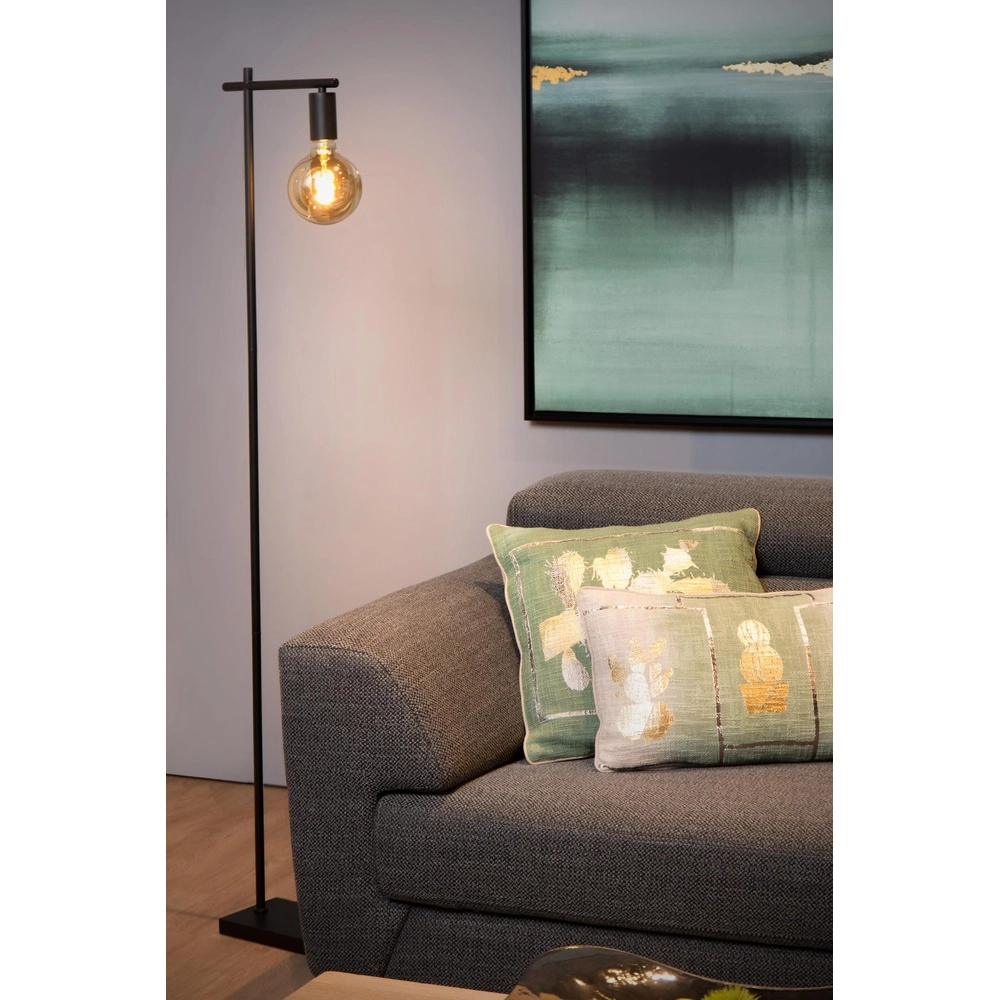 Vloerlamp Leanne zwart Lucide 5411212211125