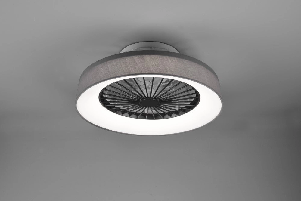 Led plafondventilator Farsund 47cm zwart Trio 4017807491081