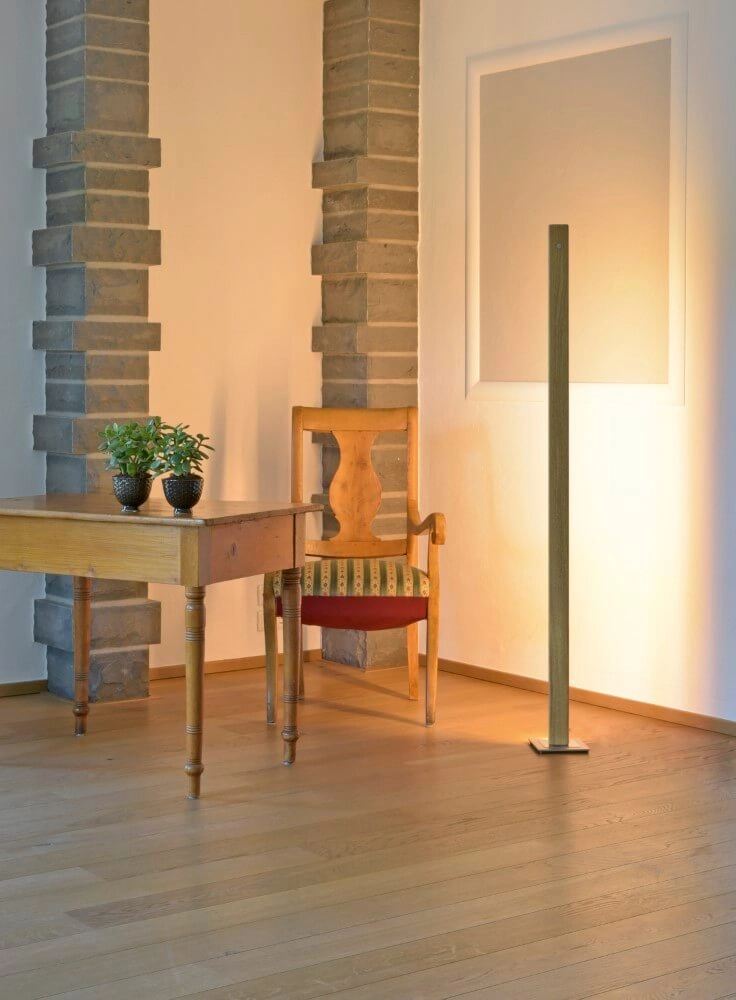 Houten vloerlamp Leonora 161 cm - oak oiled HerzBlut 4021273026388