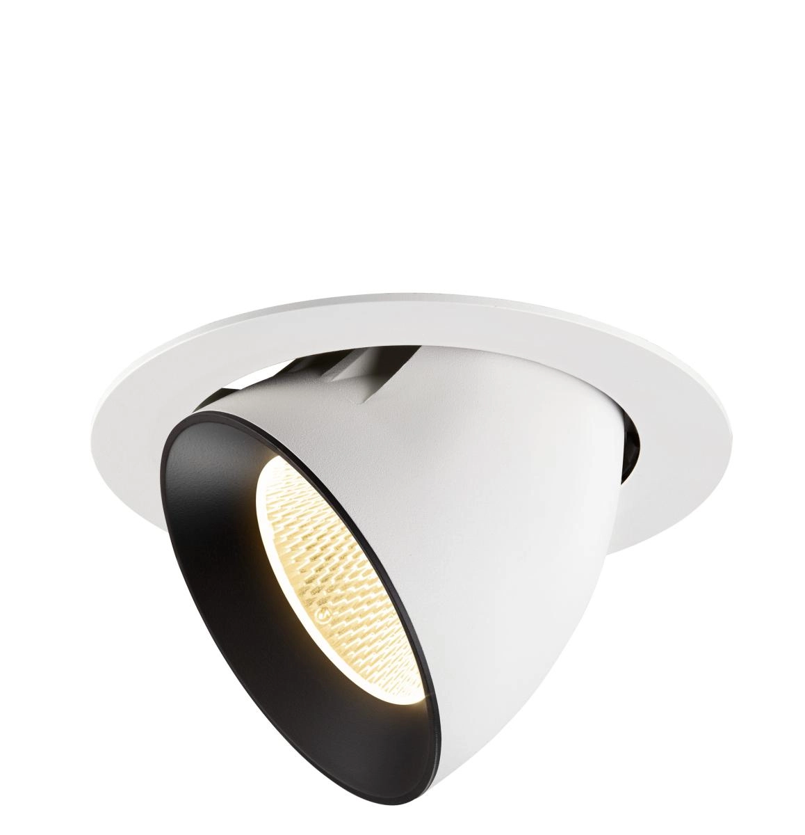 Inbouwspot Numinos Gimble XL wit/zwart 3000K - 20gr